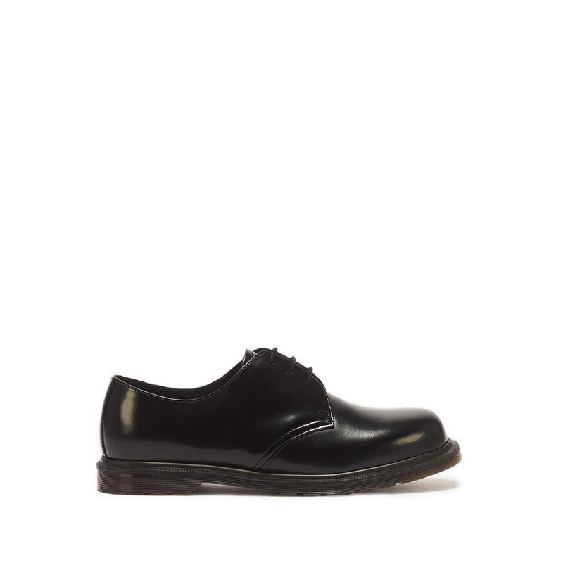 Mayfare Shoe 3 Eyelet Shoe Black Polished Smooth
