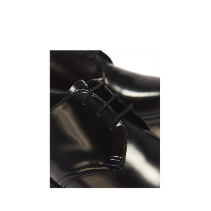 Mayfare Shoe 3 Eyelet Shoe Black Polished Smooth