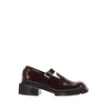 Maybole MJ Mary Jane Spiced Brown High Shine Croc Emboss