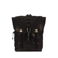 Utility Backpack Black Waxed Canvas