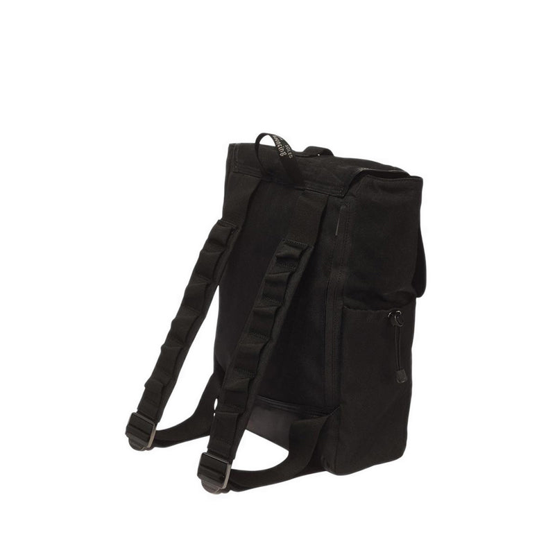 Utility Backpack Black Waxed Canvas