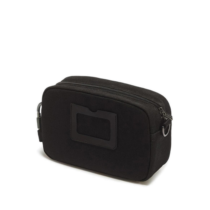Utility Crossbody Black Waxed Canvas