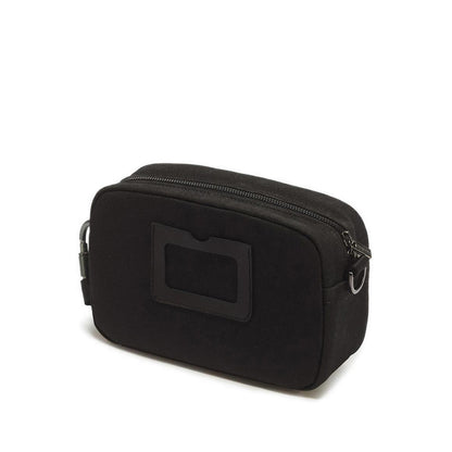 Utility Crossbody Black Waxed Canvas