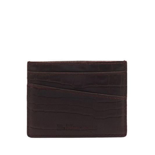 Card Holder II Spiced Brown Atlas Croc Emboss