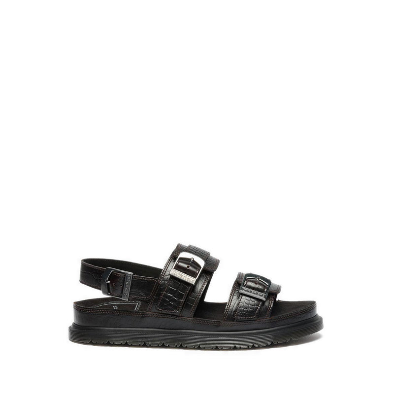 San Two Strap Sandal Dark Brown