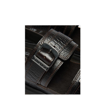 San Two Strap Sandal Dark Brown