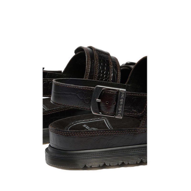 San Two Strap Sandal Dark Brown