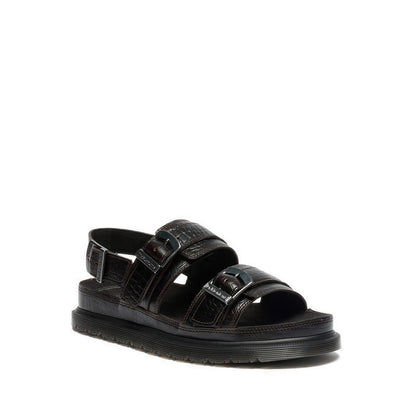 San Two Strap Sandal Dark Brown