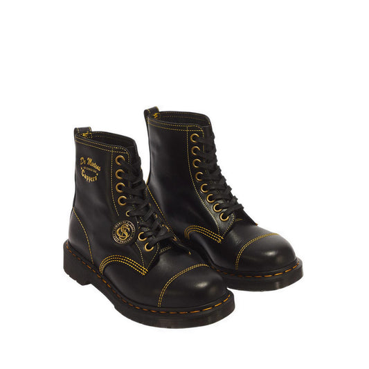 Cappers 8 Eye Boot Black Classic Calf