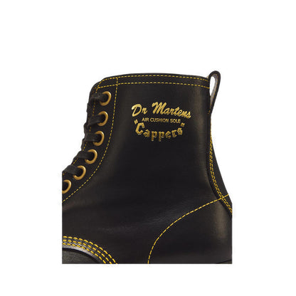 Cappers 8 Eye Boot Black Classic Calf