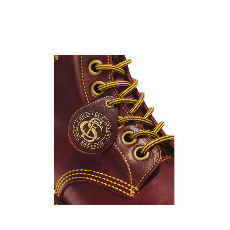 Cappers 8 Eye Boot Burgundy Classic Calf