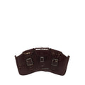 Baguette Bag Spiced Brown High Shine Croc Emboss