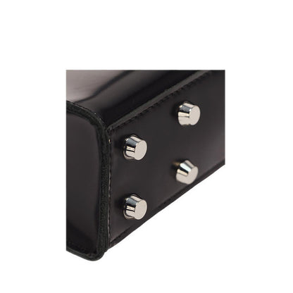 Clutch Bag Black Polished Smooth