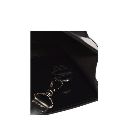 Clutch Bag Black Polished Smooth
