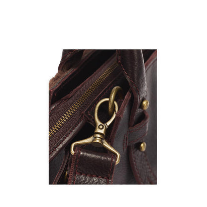 Small Tote Spiced Brown+Dark Brown Overdrive+Milo Fur