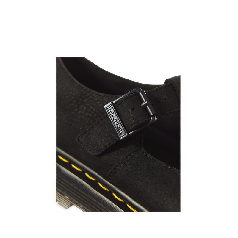 ZebZag Mary Jane Black Milled Nubuck WP