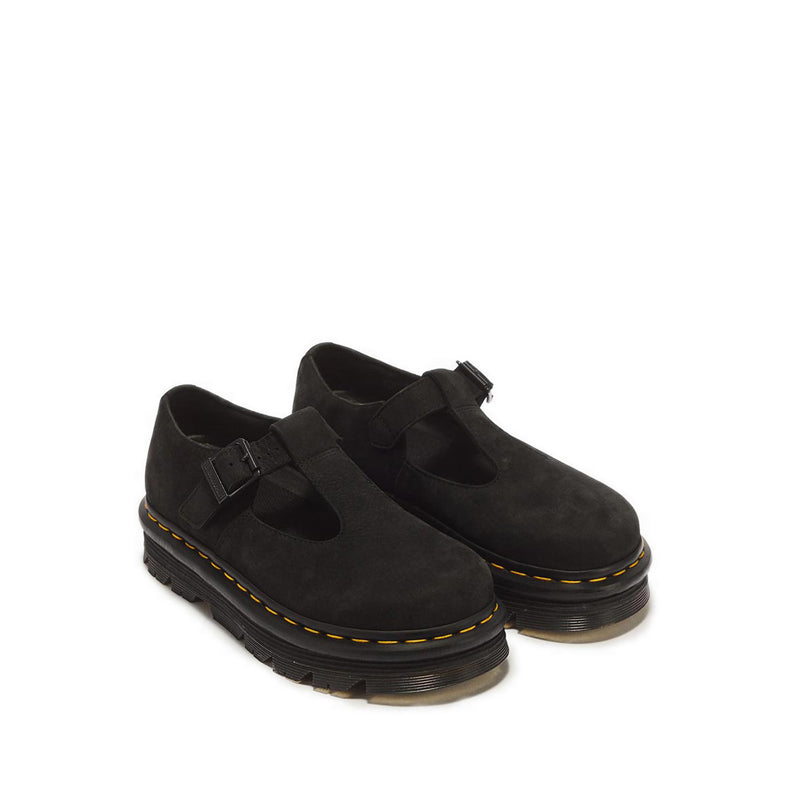 ZebZag Mary Jane Black Milled Nubuck WP