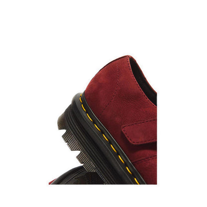 ZebZag Mary Jane Cherry Red Milled Nubuck WP