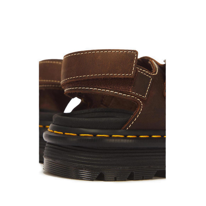 ZebZag Sandal Dark Brown Crazy Horse