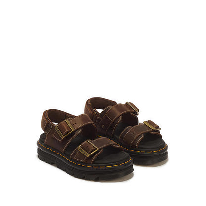ZebZag Sandal Dark Brown Crazy Horse