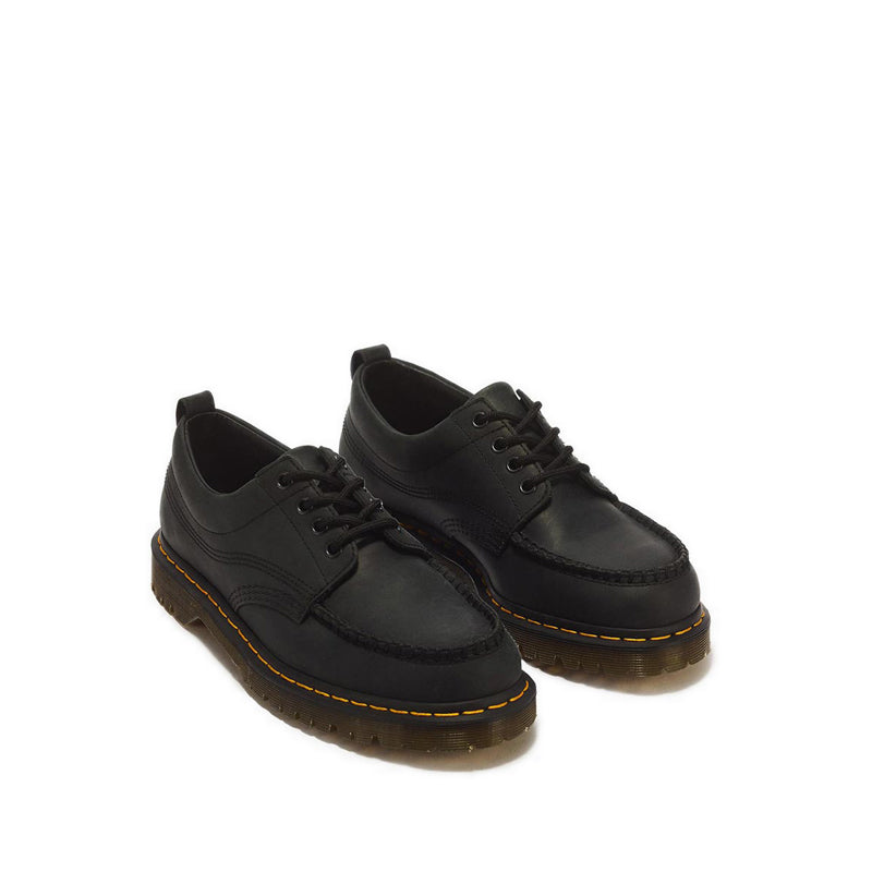 Lowell 4 Eye Shoe Black Crazy Horse