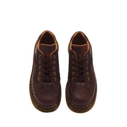 Buzz 5i 5 Eye Shoe Cherry Red Crazy Horse