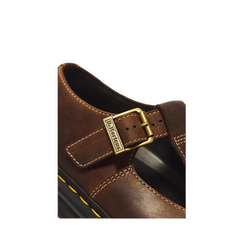 ZebZag Mary Jane Dark Brown Crazy Horse
