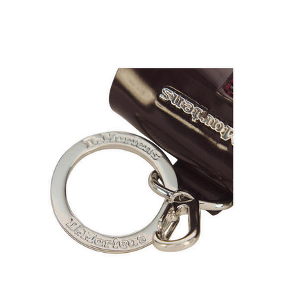 Pouch Key Ring Cherry Red Oxford Rub Off