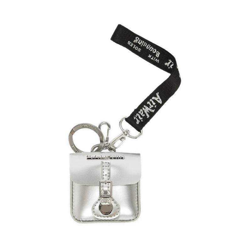 Pouch Keyring SLG Silver Patent Lamper