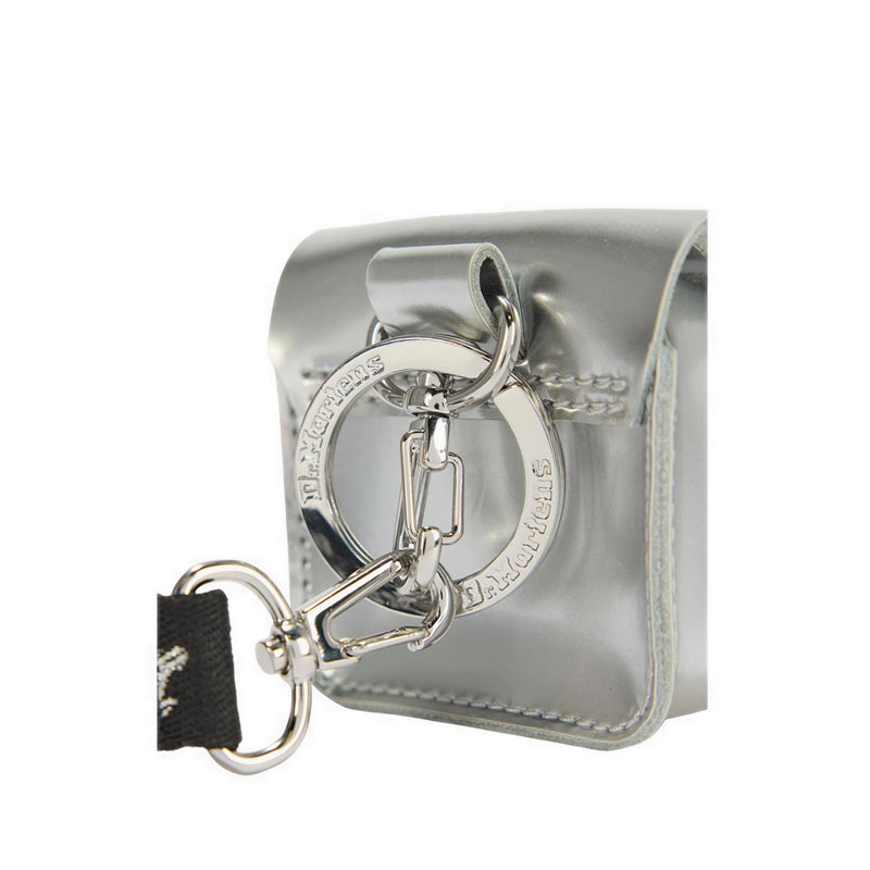 Pouch Keyring SLG Silver Patent Lamper