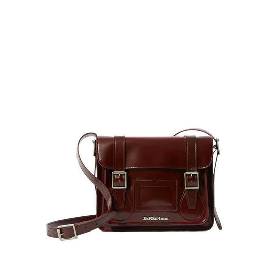 11" Satchel - Cherry Red Oxford Rub Off