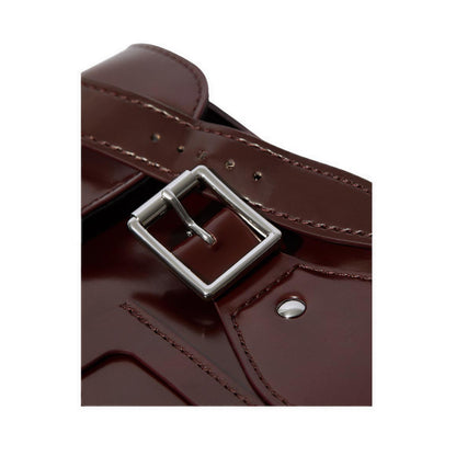 11" Satchel - Cherry Red Oxford Rub Off