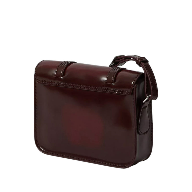 7" Vegan Cross Body - Cherry Red
