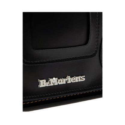 11" Leather Messenger Bag - Black