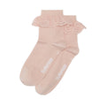 Frill Sock Powder Pink Organic Cotton Blend